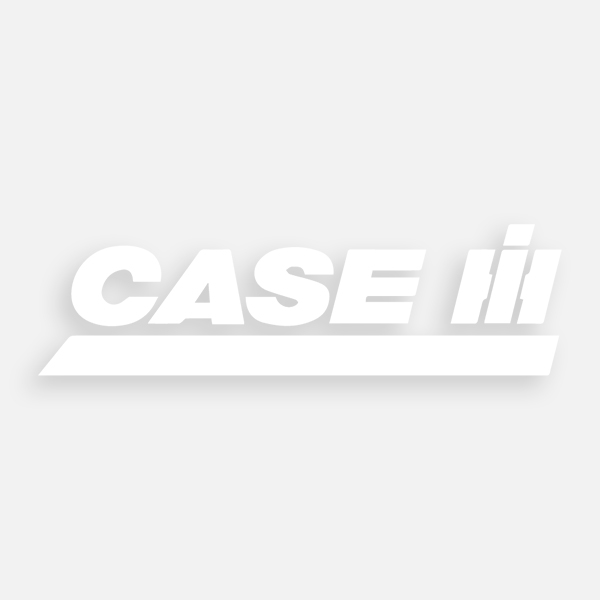 Case IH Logo in white against a grey background